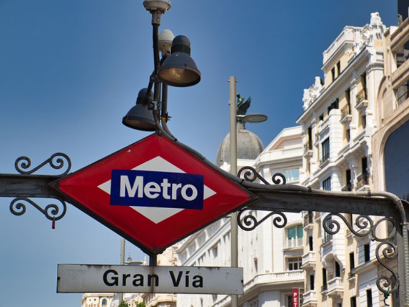 Metro Gran Via Station Madrid