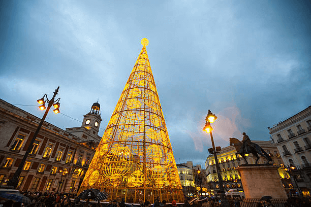 Madrid in December 