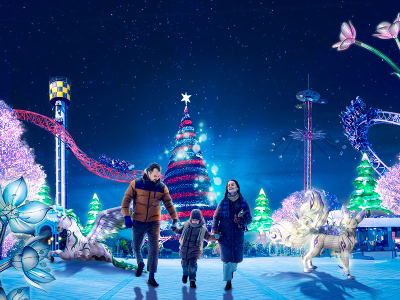 Parque de Atracciones de Madrid Navidad 2024 Winterland